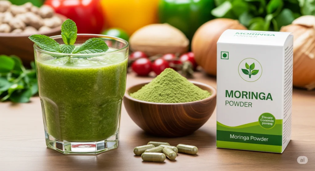 moringa powder benefits in hindi​