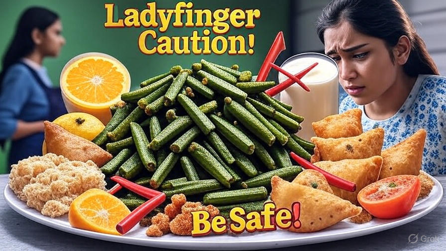 lady finger side effects in hindi