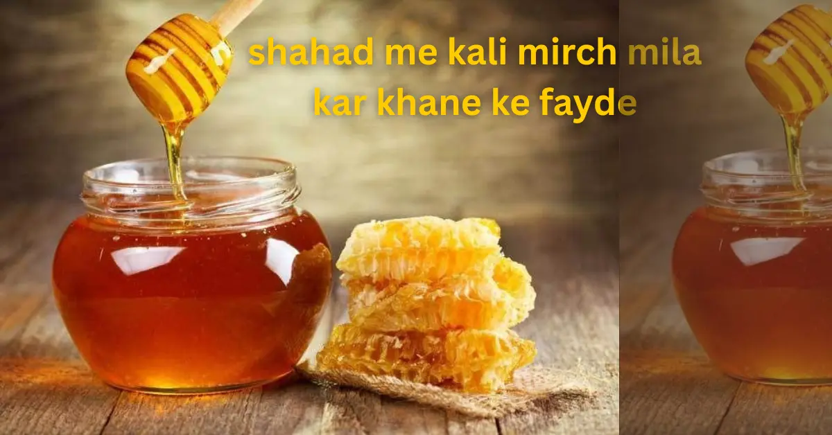 शहद में काली मिर्च मिलाकर खाने के फायदे | Shahad Mein Kali Mirch Mila Kar Khane Ke Fayde