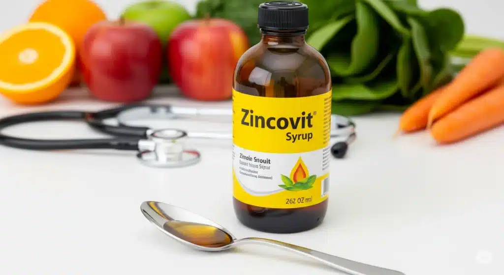 zincovit syrup uses in hindi