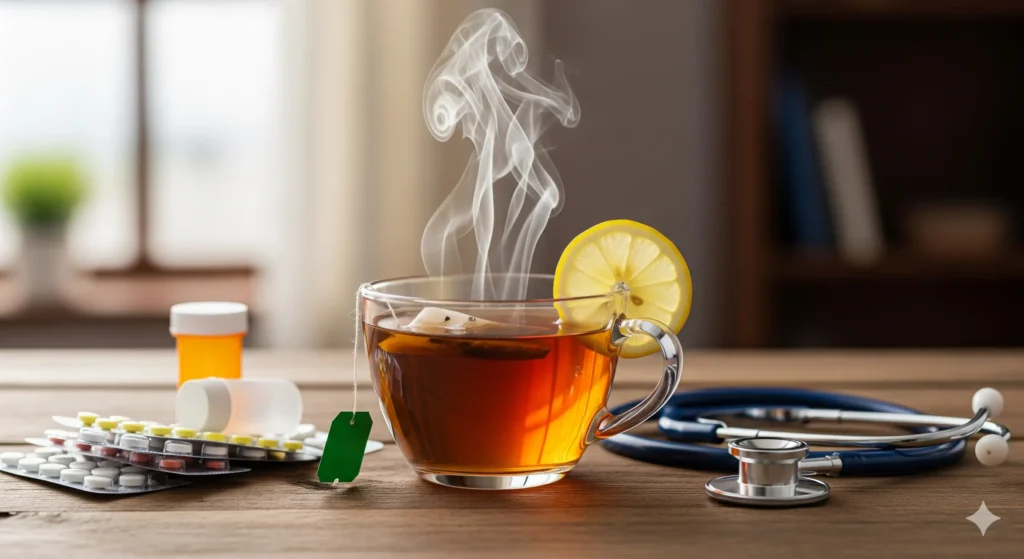kali chai peene ke fayde