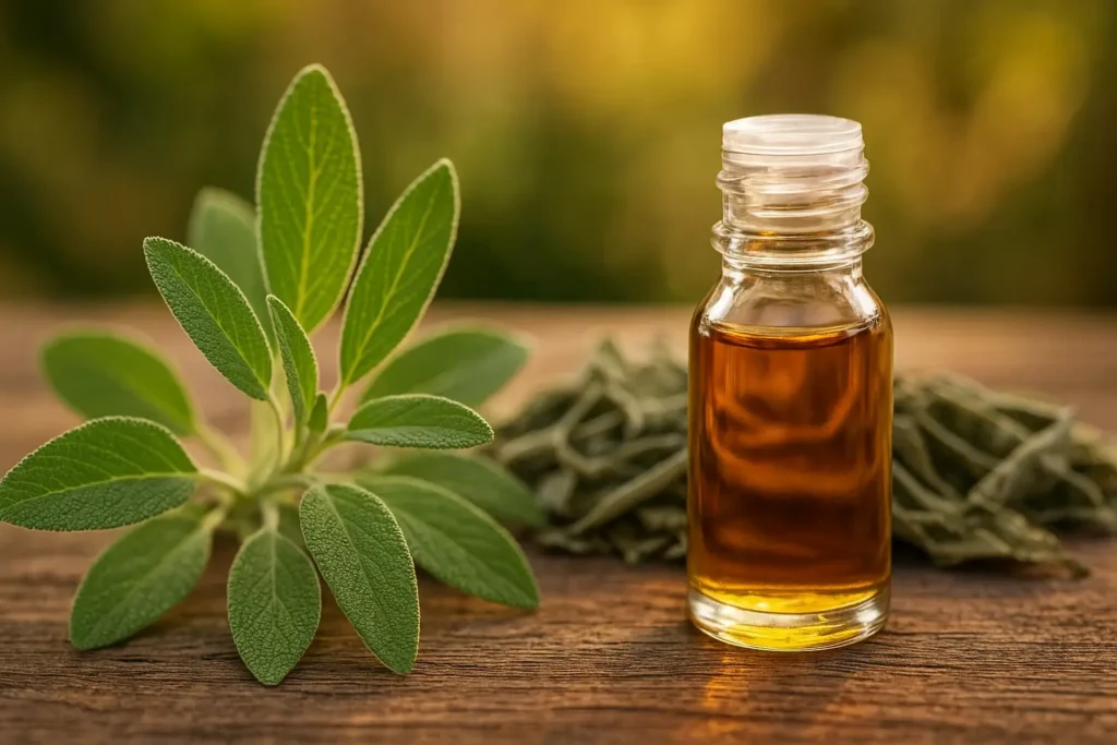 sage oil in hindi 