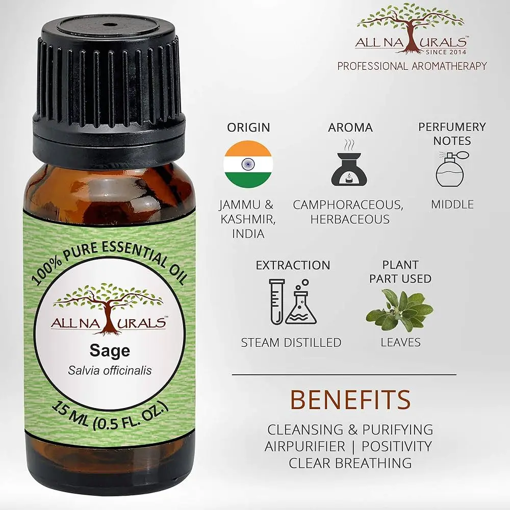 sage oil in hindi