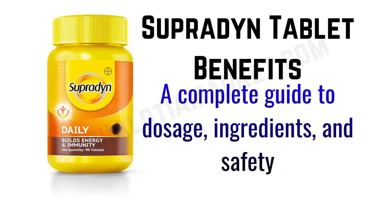Supradyn Tablets Benefit